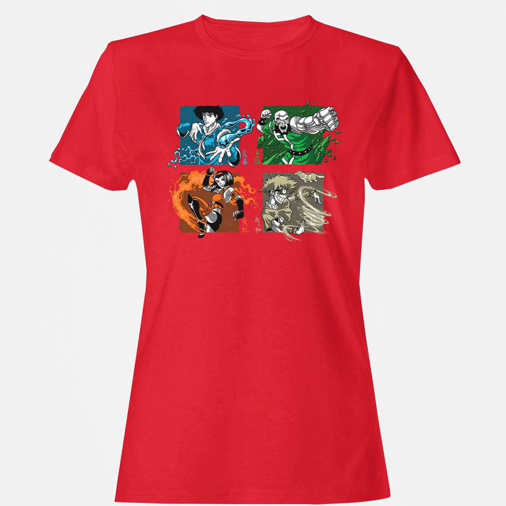 Women's T-Shirt - ZCFBQXRC - Red - 13