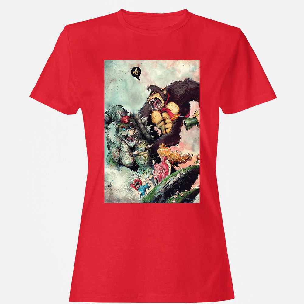 Women's T-Shirt - EUFUBV2Z - Red - 13