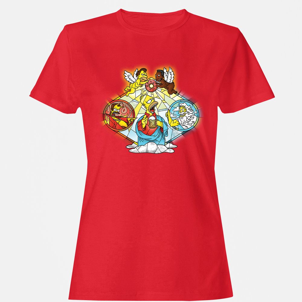 Women's T-Shirt - DA1Z7VTB - Red - 13