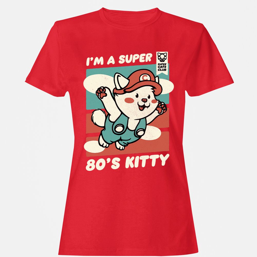 Women's T-Shirt - QGA4RECZ - Red - 13