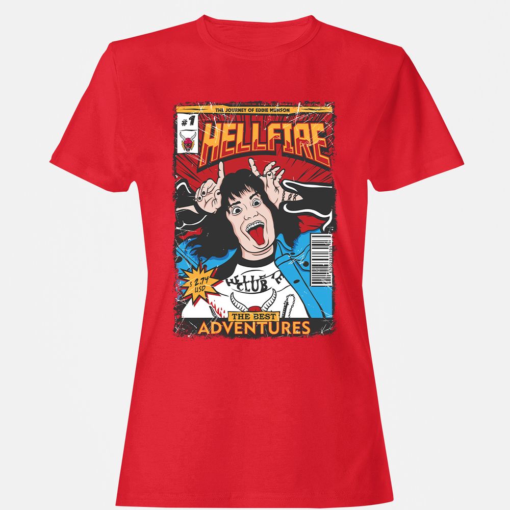 Women's T-Shirt - JSV2PFDP - Red - 13
