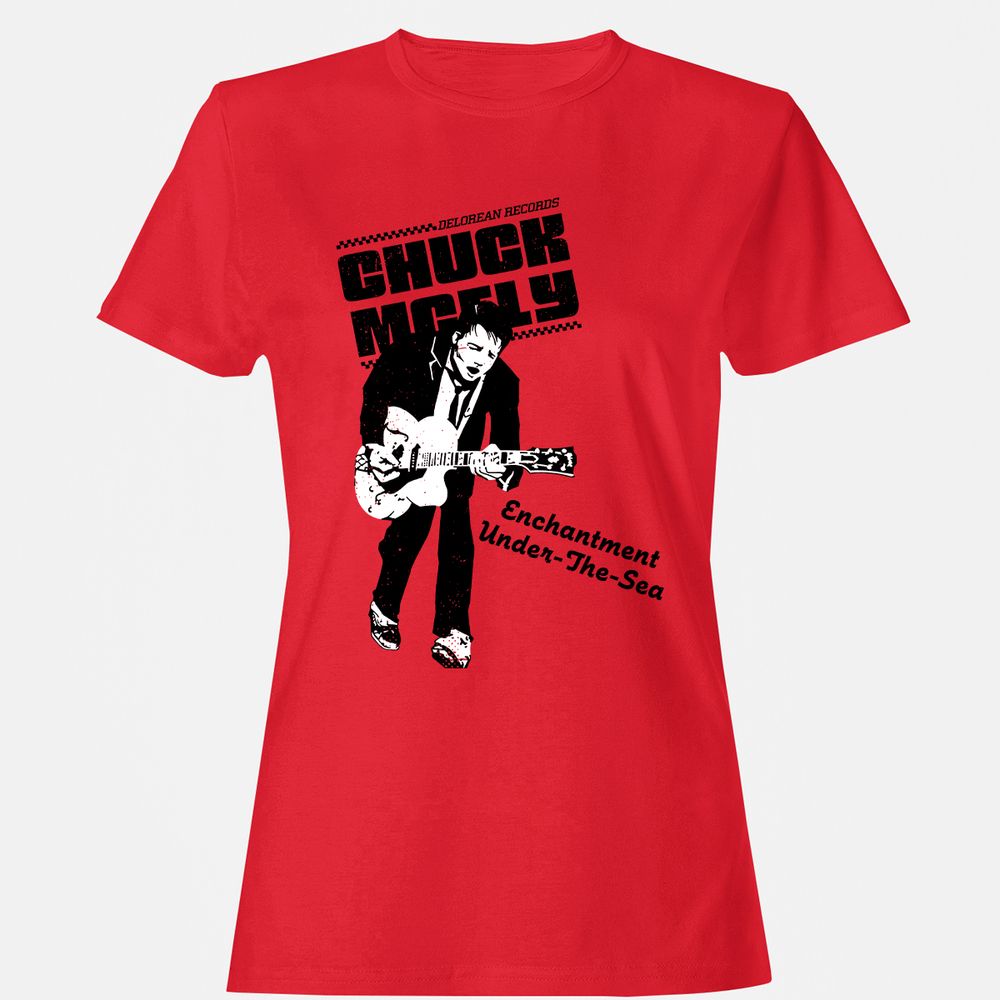 Women's T-Shirt - SCNVLEC5 - Red - 13