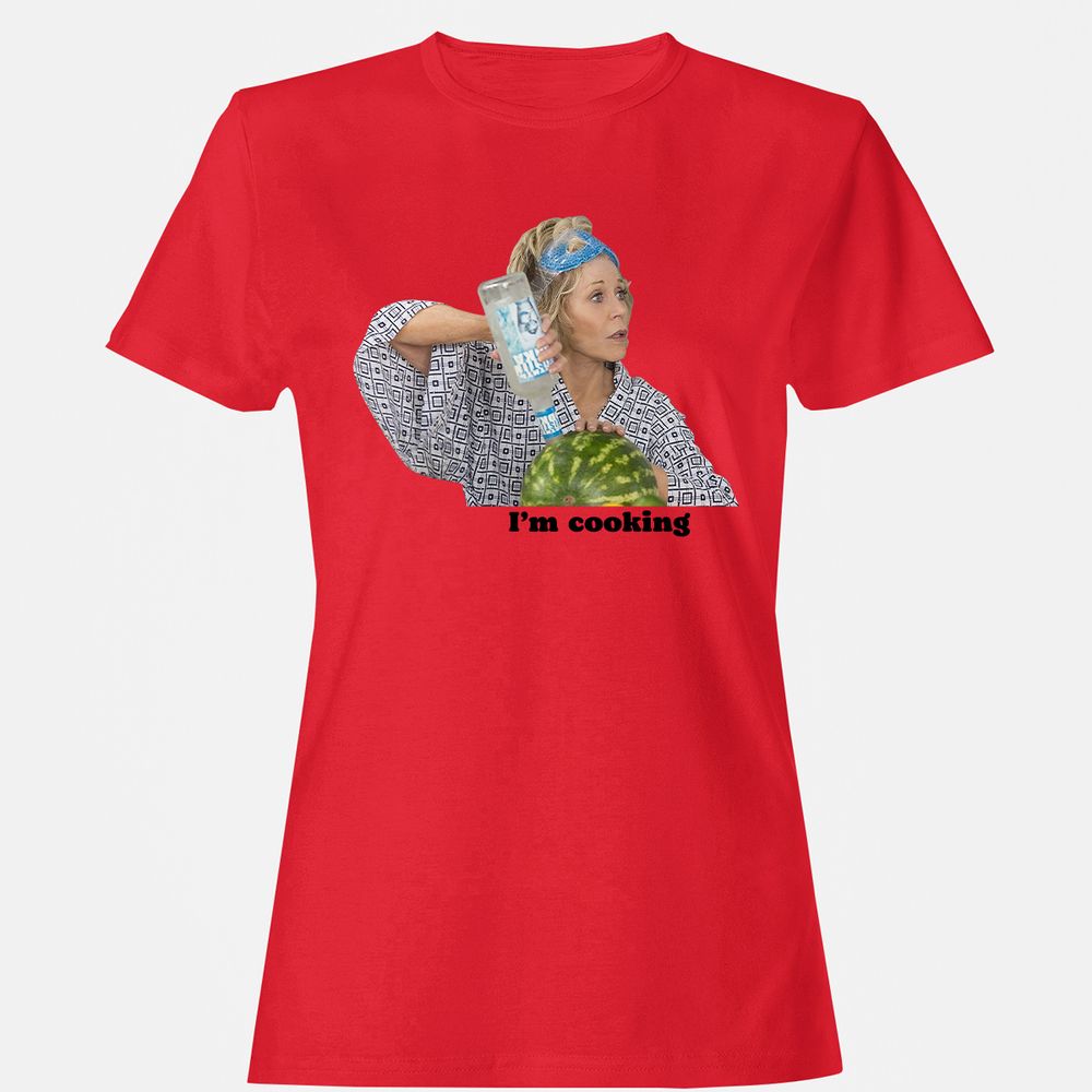 Women's T-Shirt - A6FL95N7 - Red - 13