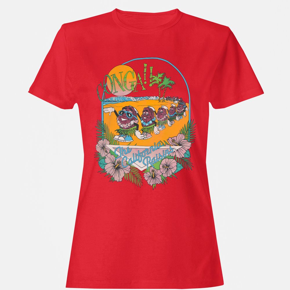 Women's T-Shirt - 87YF9K3H - Red - 13
