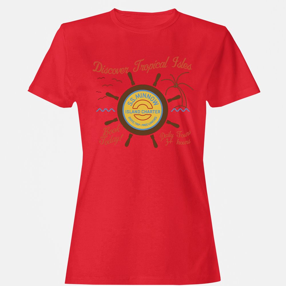 Women's T-Shirt - T3SH5TJ9 - Red - 13