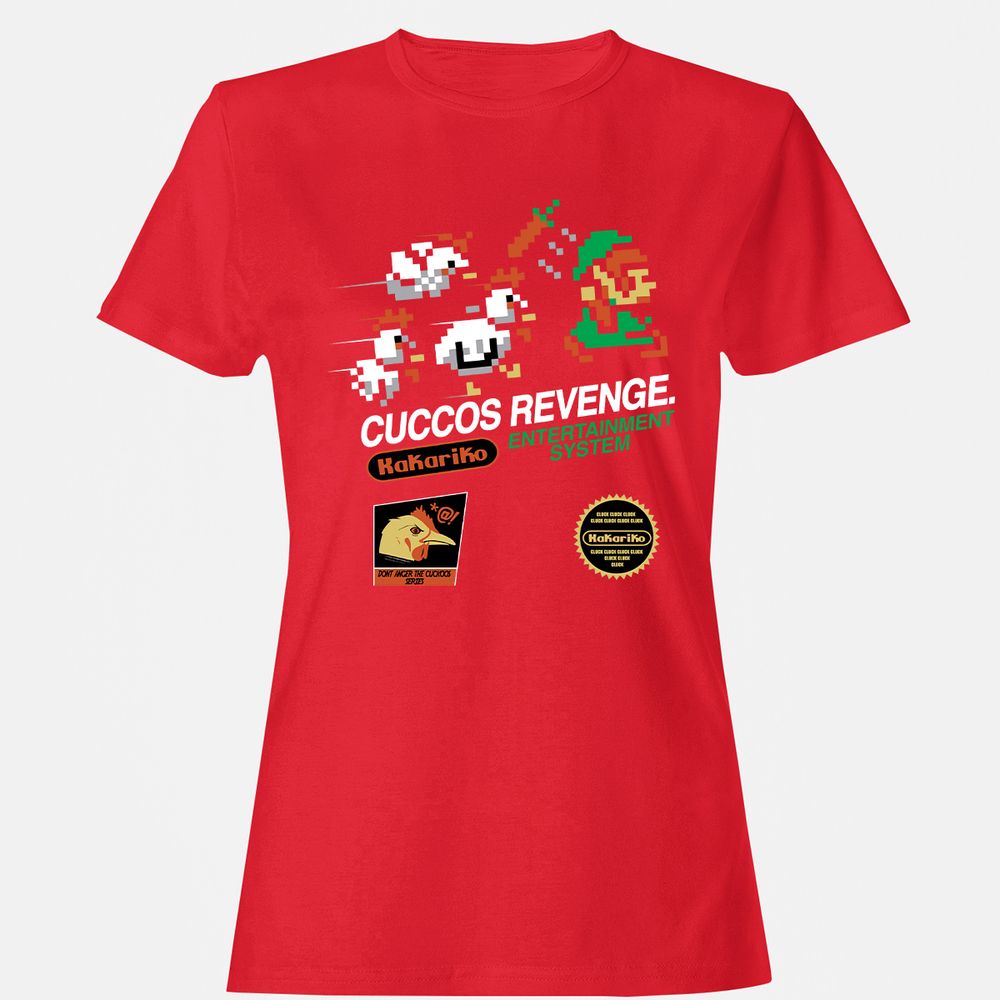 Women's T-Shirt - 4YH93H5W - Red - 13