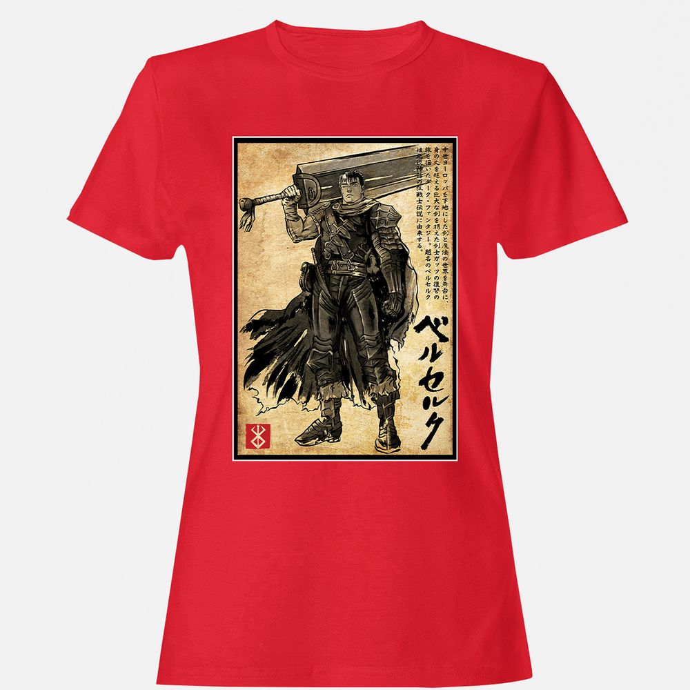 Women's T-Shirt - E24N4R3K - Red - 13