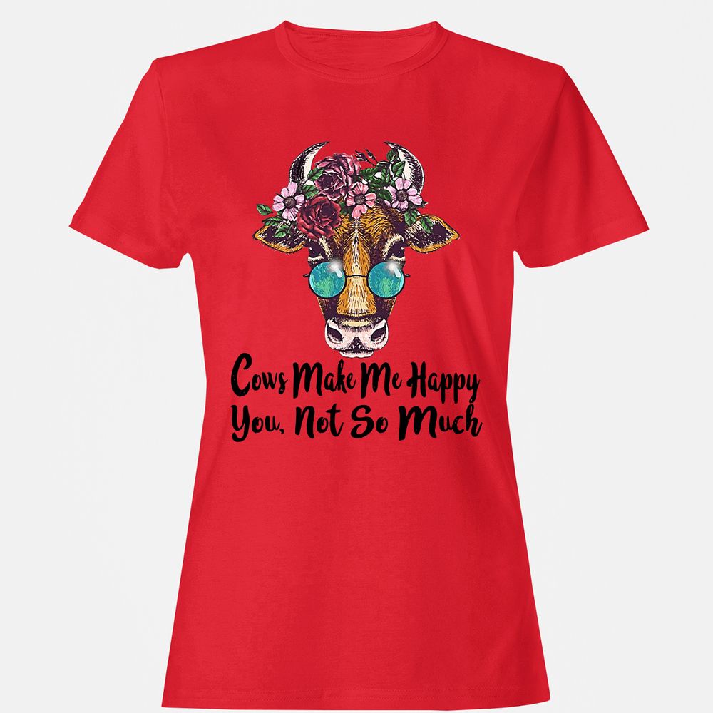 Women's T-Shirt - J2KMGZVL - Red - 13