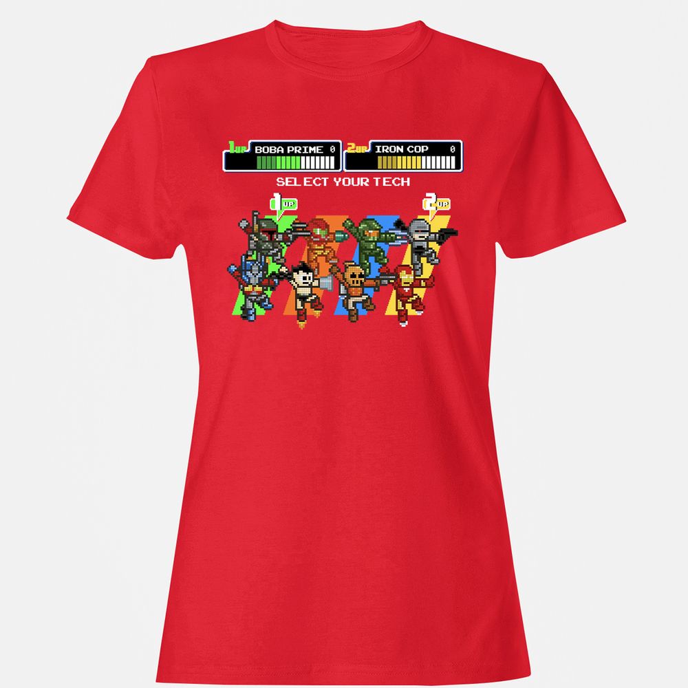 Women's T-Shirt - 72DLDH1L - Red - 13