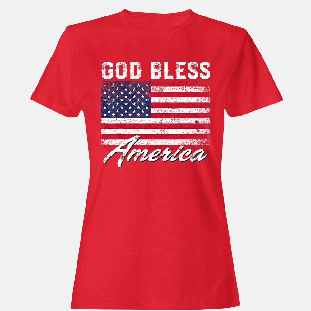 Women's T-Shirt - BP5PSYJB - Red - 13
