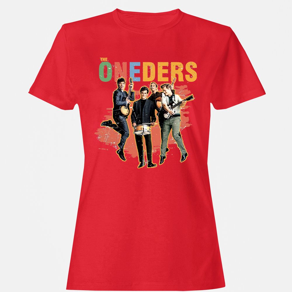 Women's T-Shirt - 3T8DFPL2 - Red - 13
