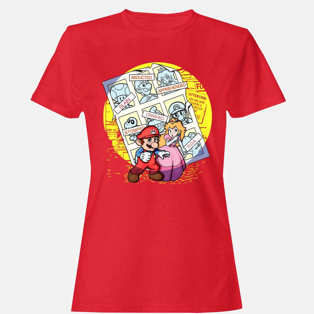 Women's T-Shirt - SKEBKXDE - Red - 13