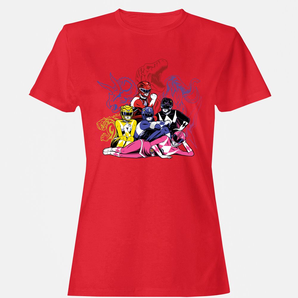 Women's T-Shirt - QPZKT9BK - Red - 13