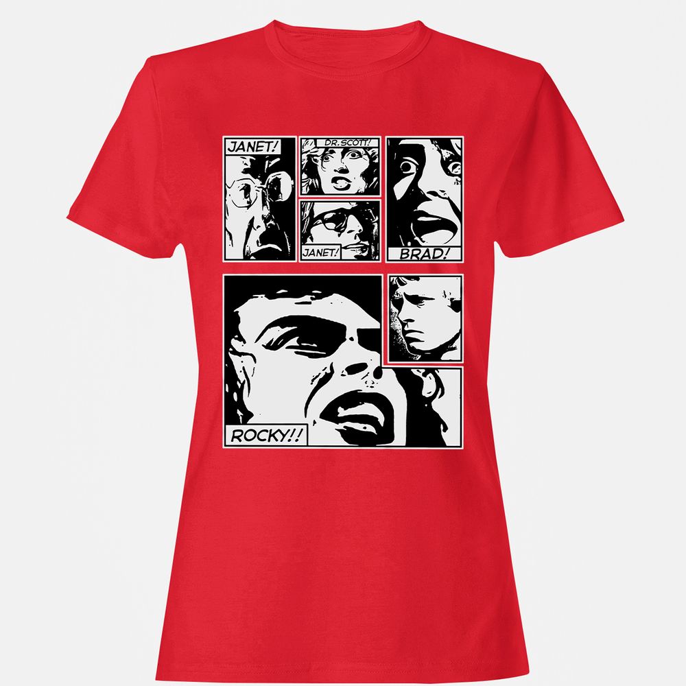 Women's T-Shirt - TNDLP6YG - Red - 13
