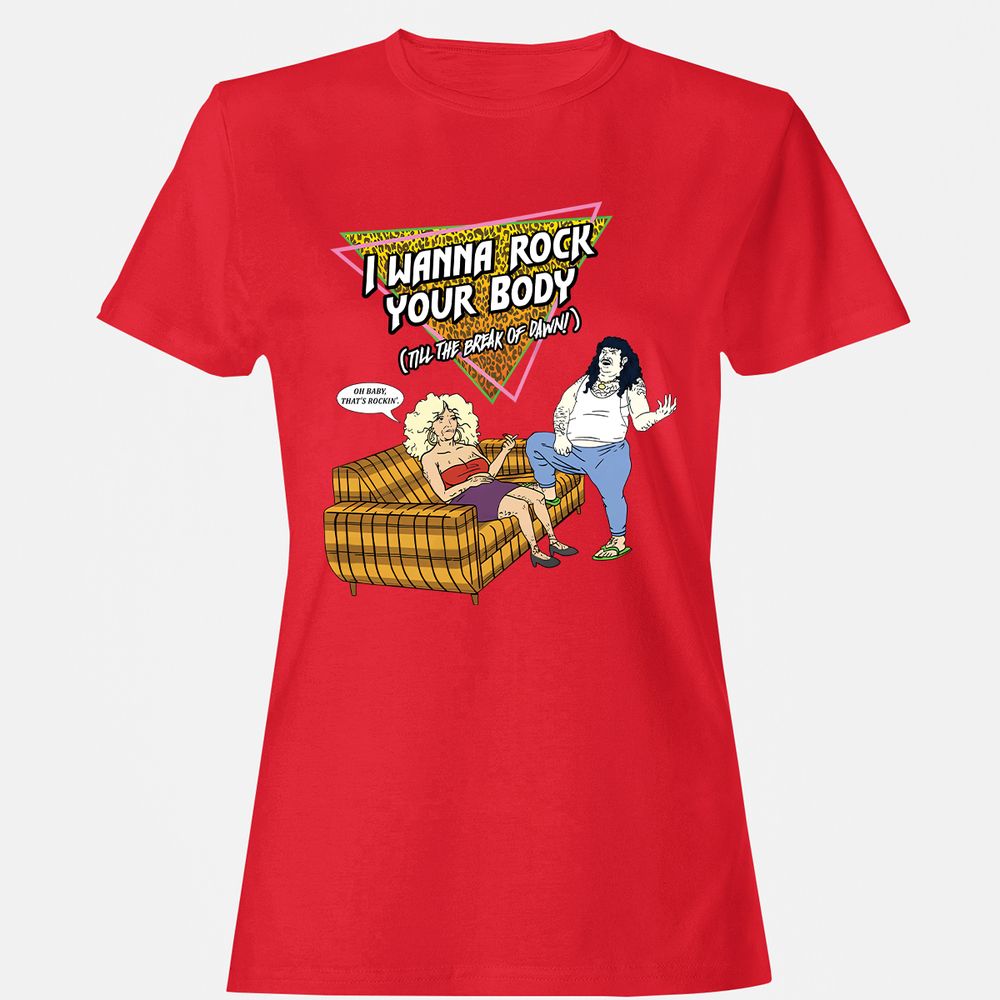 Women's T-Shirt - UDZW7JYS - Red - 13