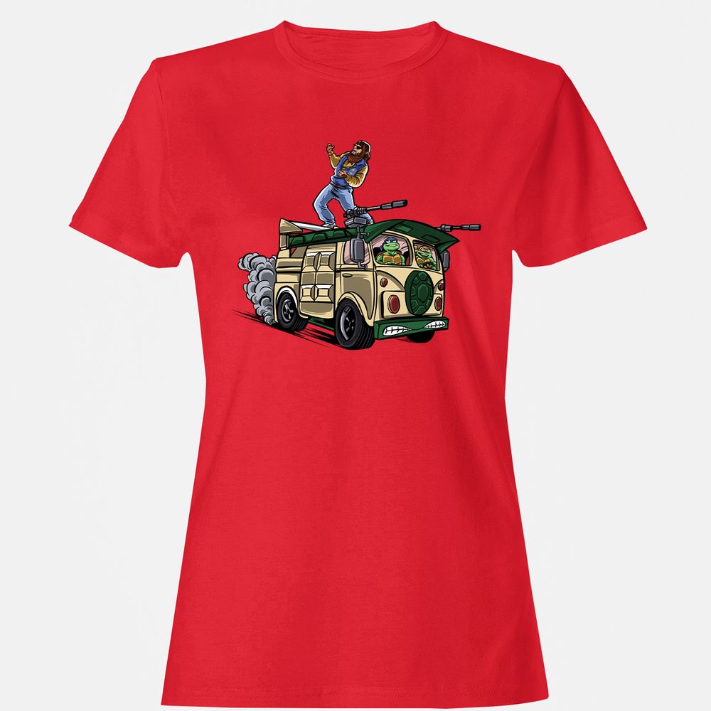 Women's T-Shirt - U5MNHTH5 - Red - 13
