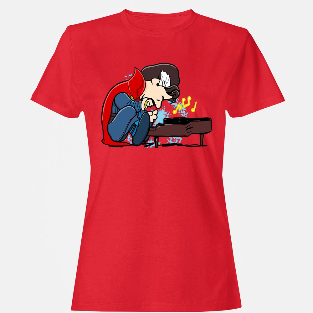 Women's T-Shirt - G9ZB8QBC - Red - 13