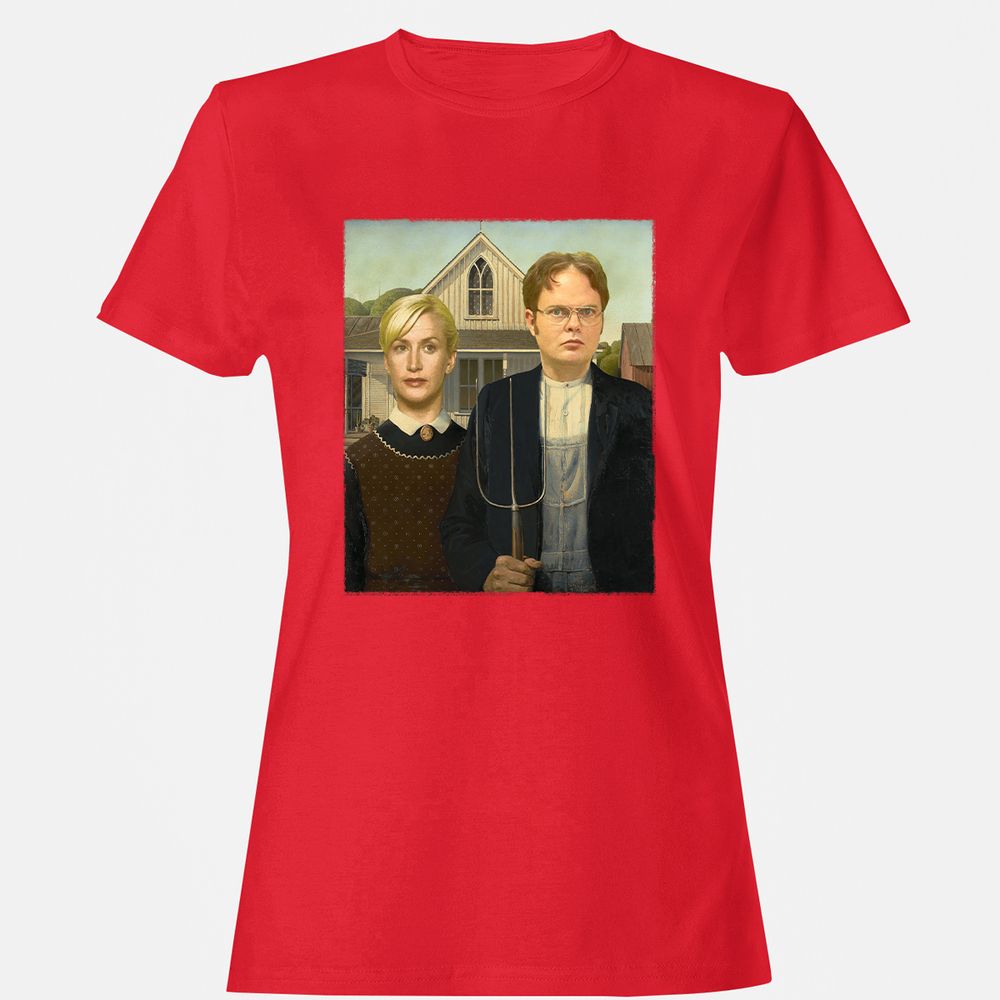 Women's T-Shirt - FE9LNTMG - Red - 13