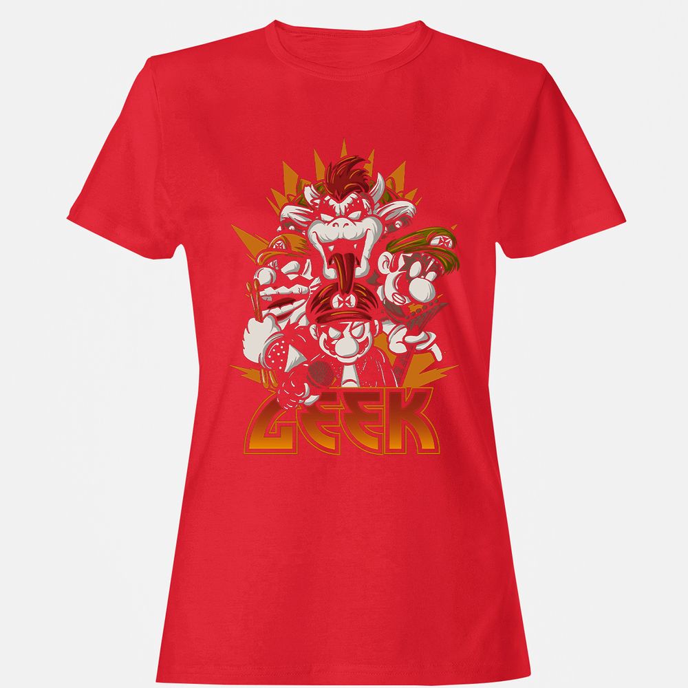 Women's T-Shirt - PG6D8EGY - Red - 13
