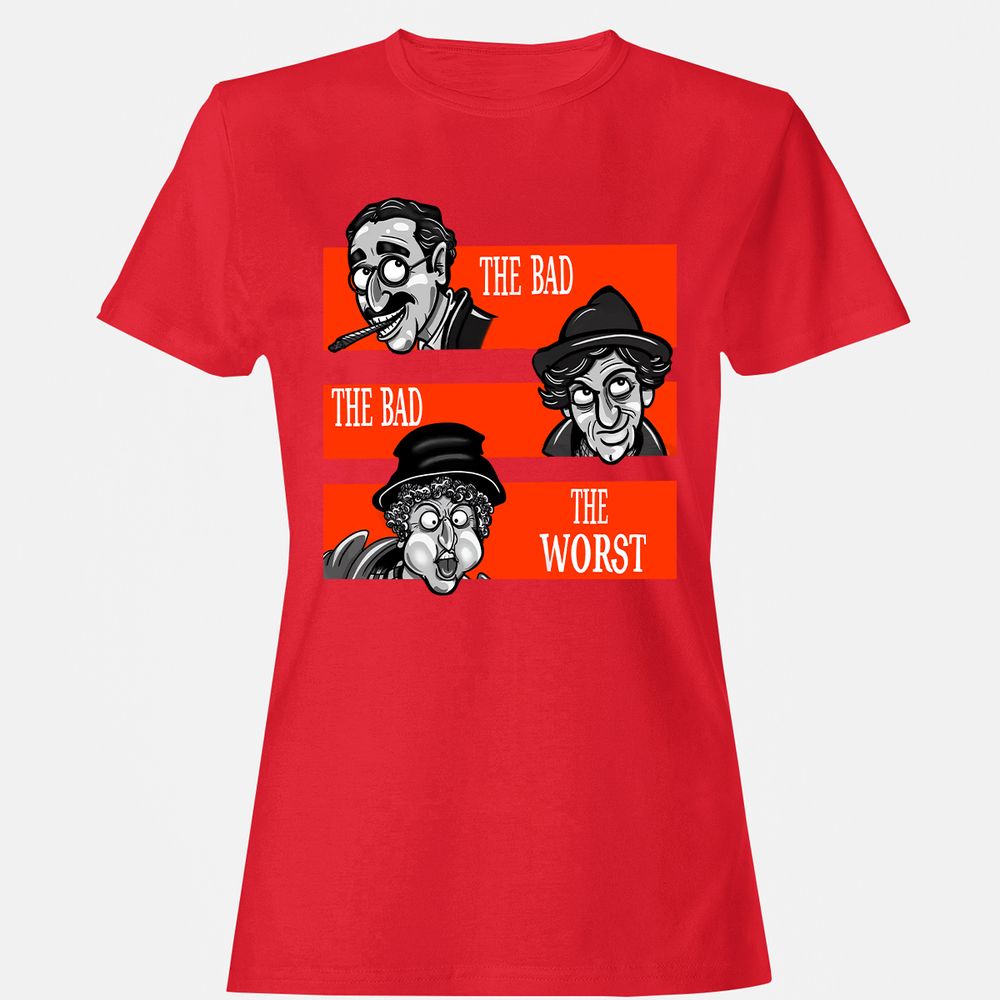 Women's T-Shirt - 9XUTSXMK - Red - 13