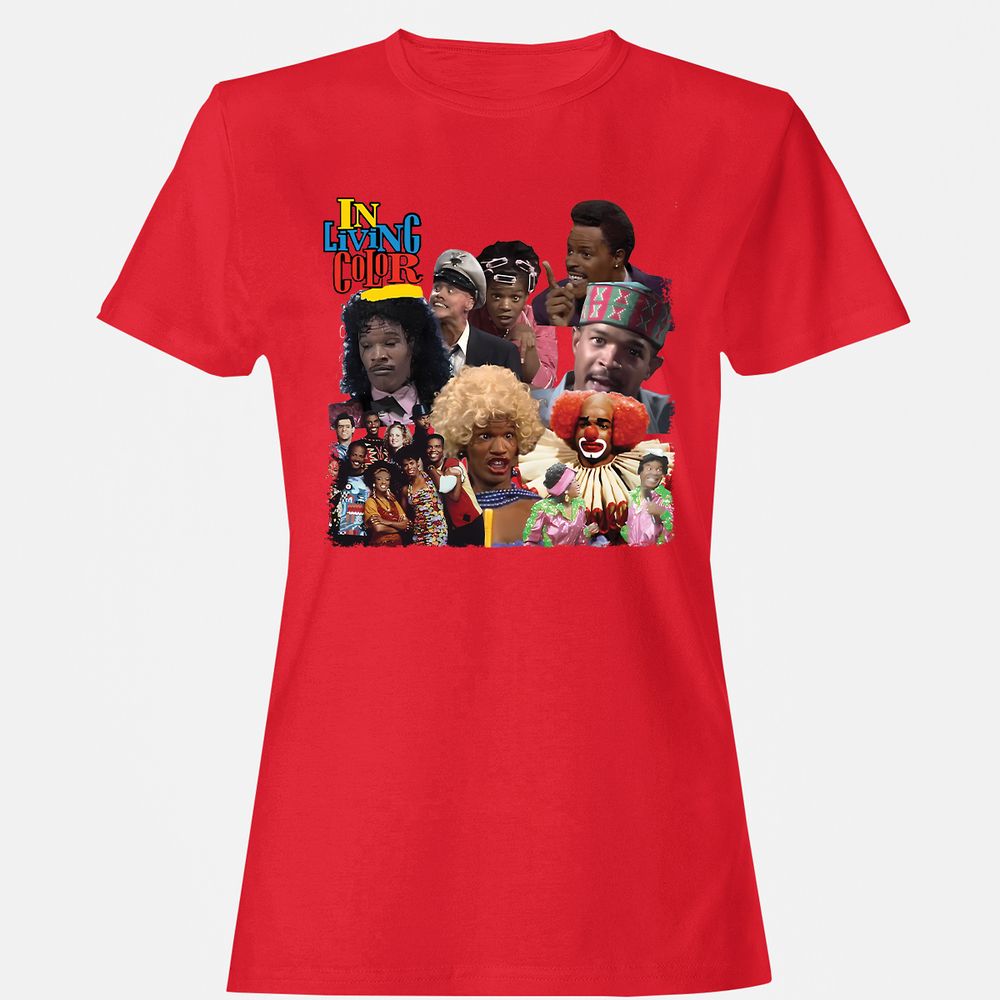 Women's T-Shirt - CZFL72FD - Red - 13