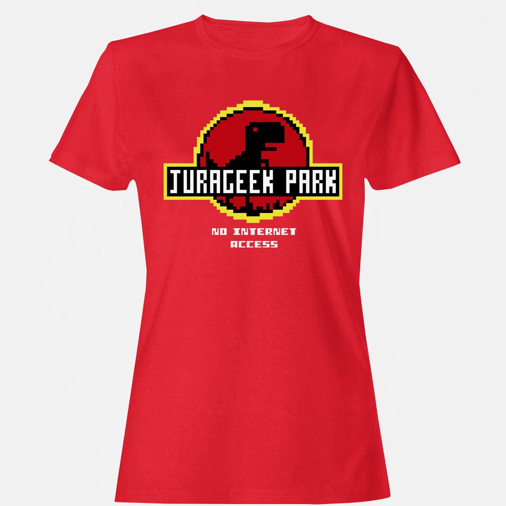 Women's T-Shirt - QYYFW99U - Red - 13