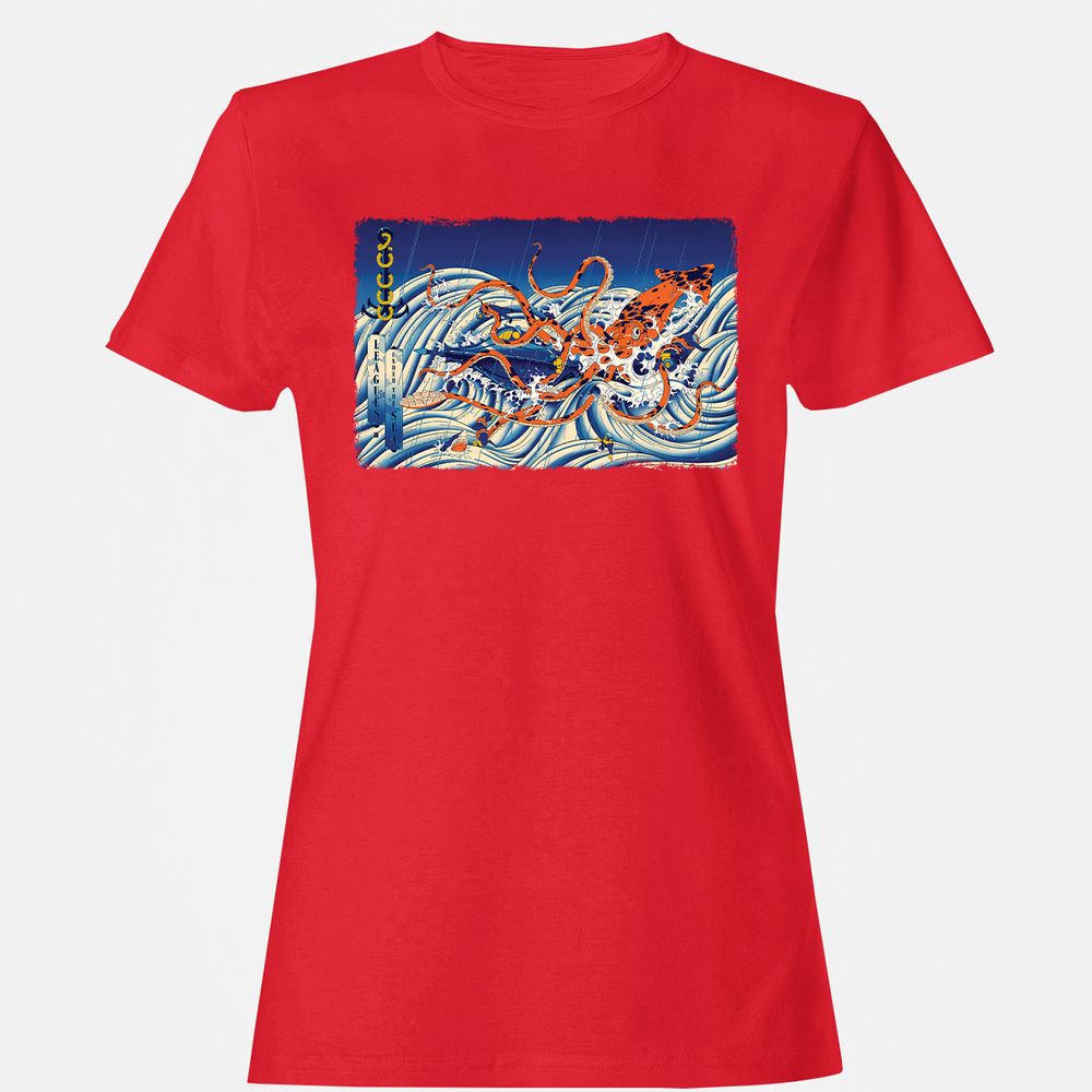 Women's T-Shirt - WXGEWKJG - Red - 13