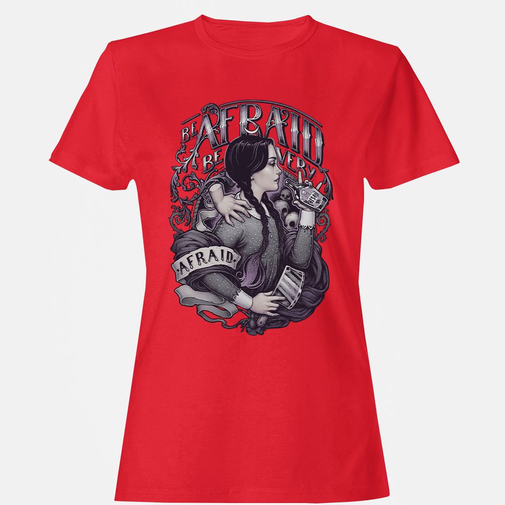 Women's T-Shirt - HRV6NQ1B - Red - 13