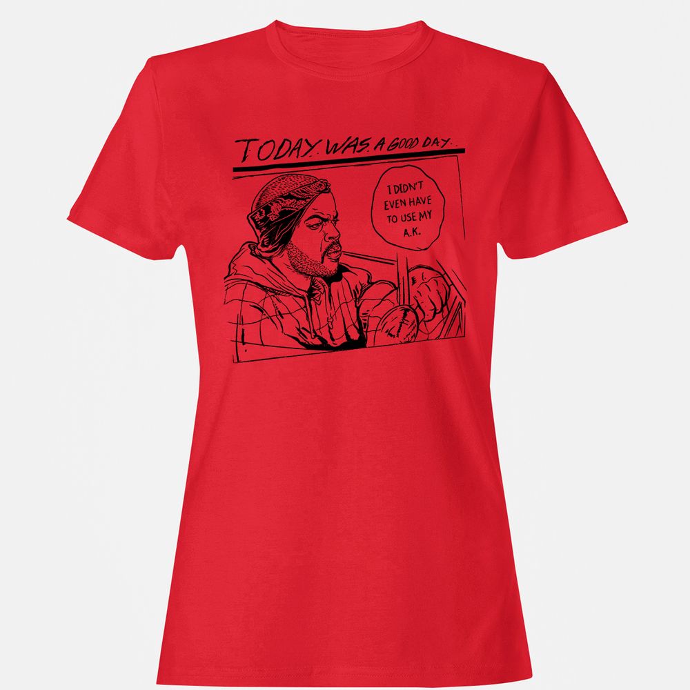 Women's T-Shirt - TZKDZ3WR - Red - 13