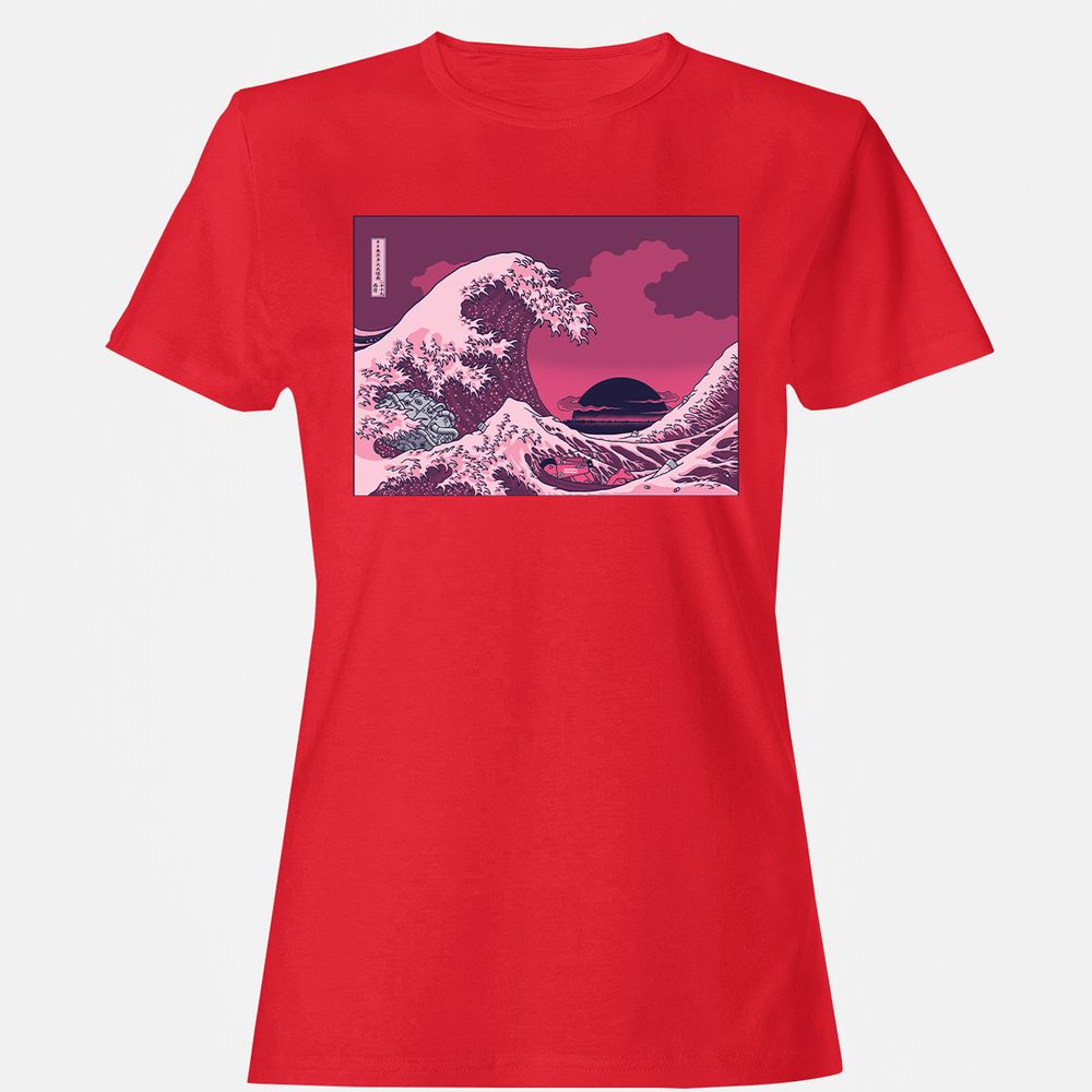 Women's T-Shirt - 4WHMXSVL - Red - 13