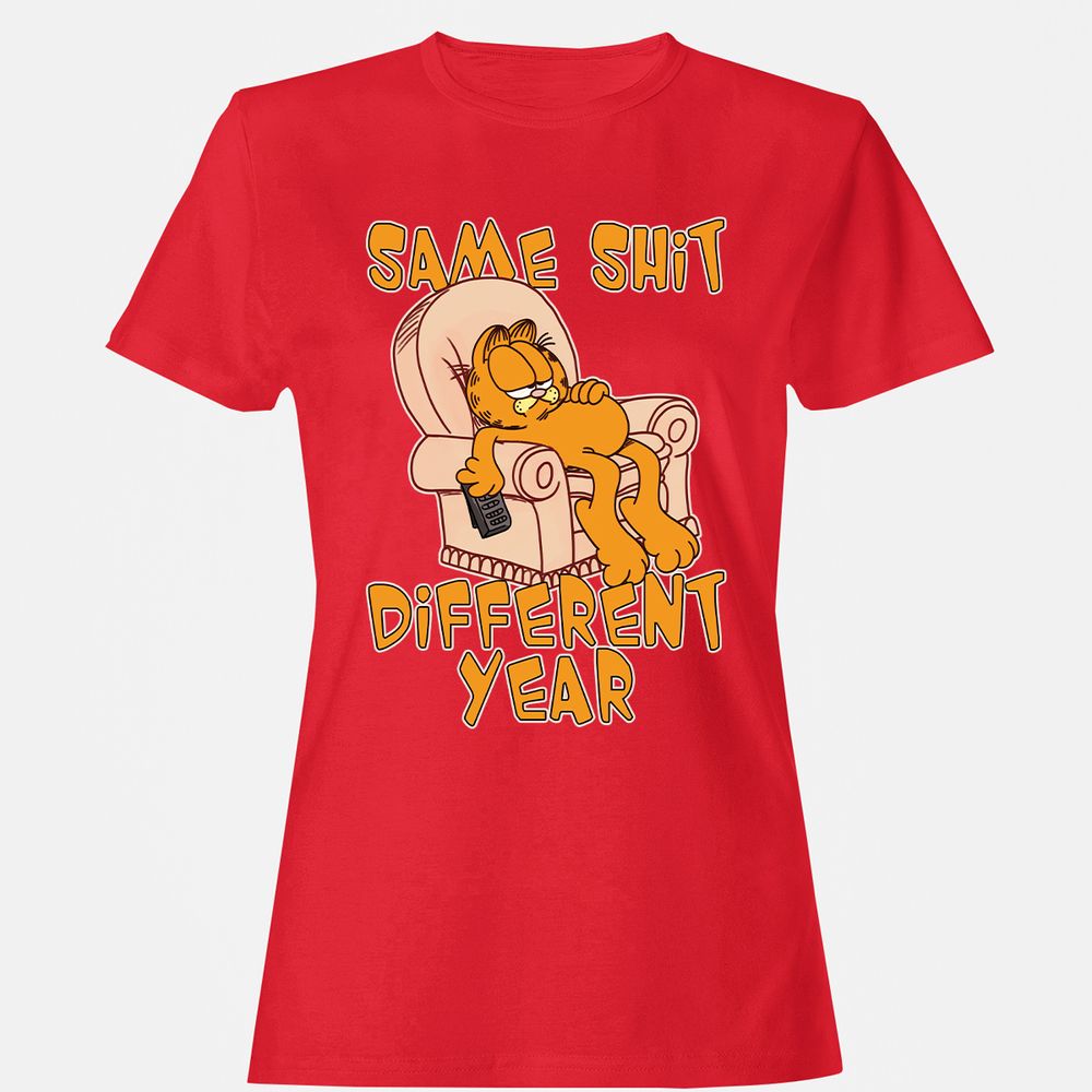 Women's T-Shirt - 3UVAMXJA - Red - 13