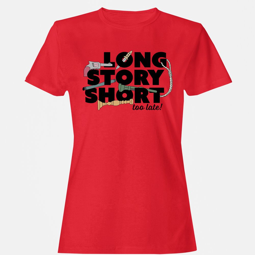 Women's T-Shirt - M1S4R7CC - Red - 13