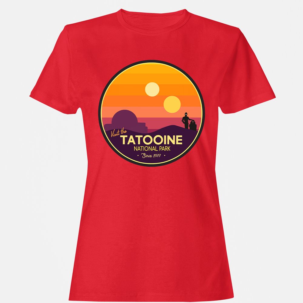 Women's T-Shirt - PNQRWPZH - Red - 13