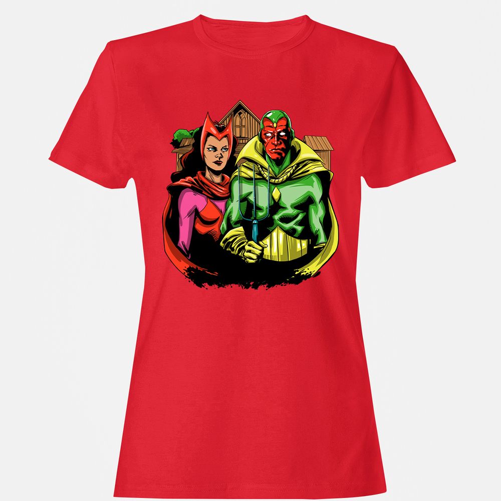 Women's T-Shirt - RE1Q61AM - Red - 13