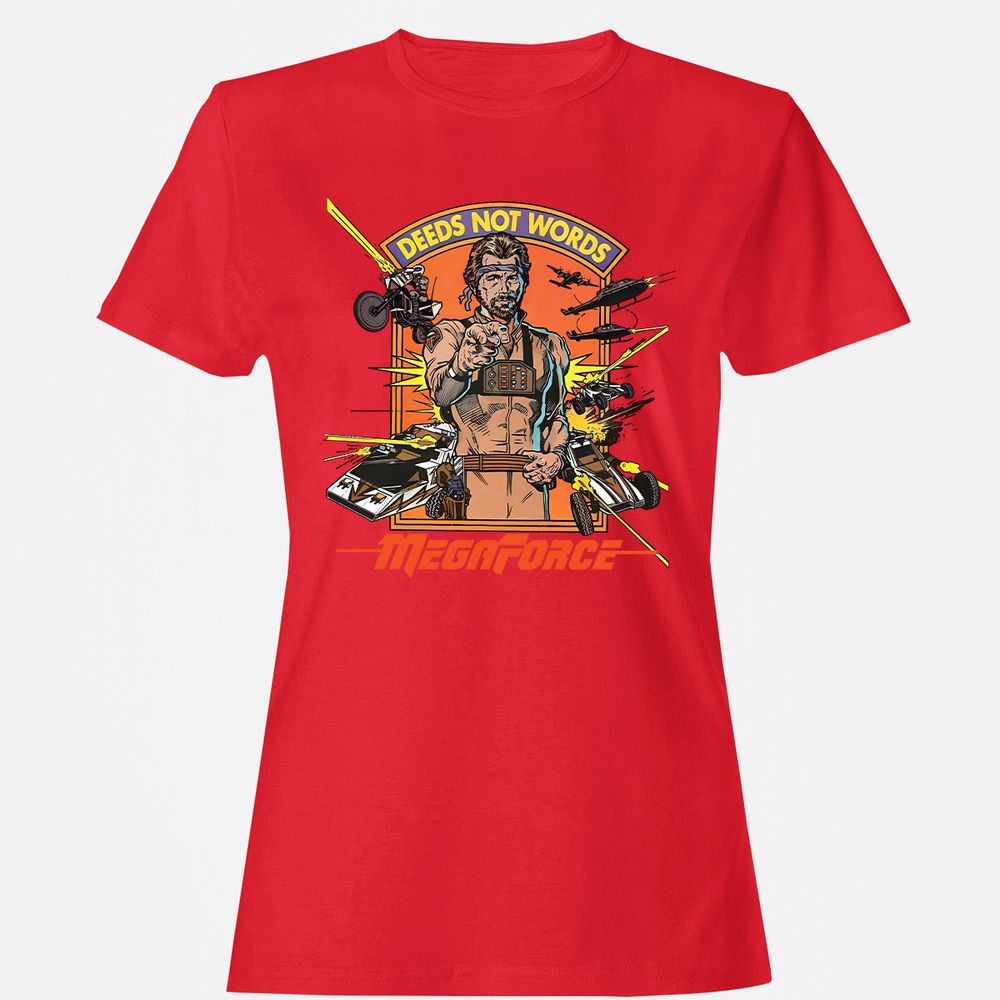 Women's T-Shirt - 7453BVQU - Red - 13