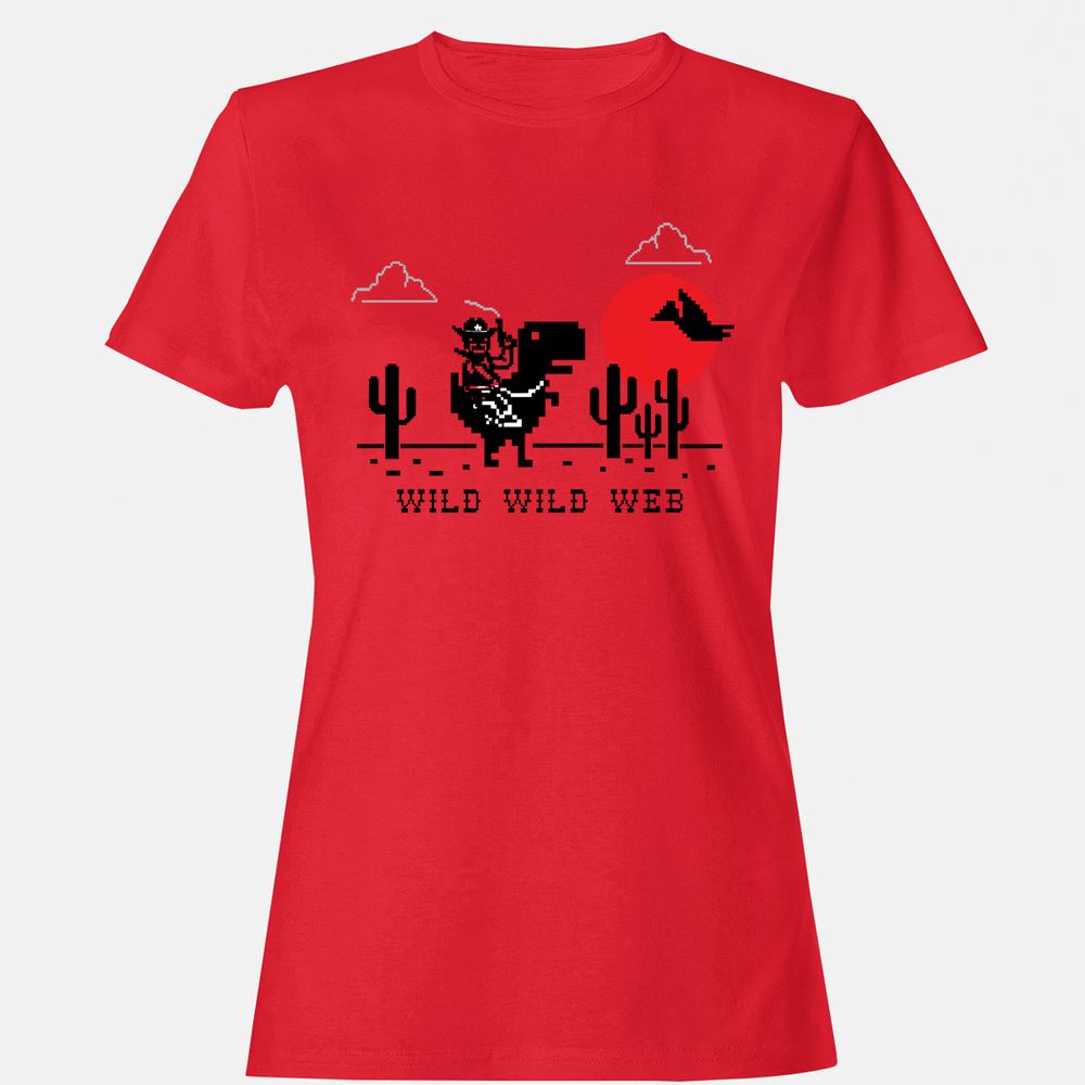Women's T-Shirt - D34X17YH - Red - 13