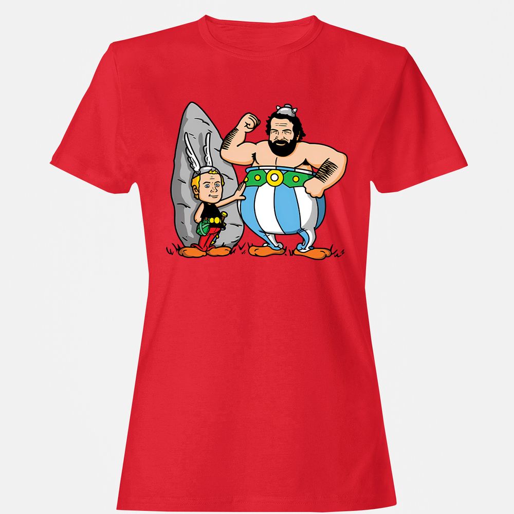 Women's T-Shirt - T6TBF99Q - Red - 13