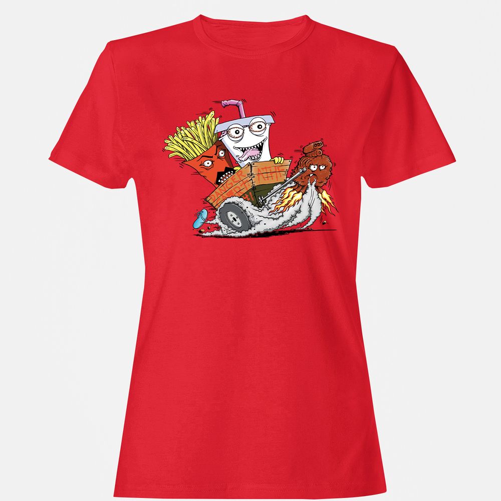 Women's T-Shirt - RK41ZNJW - Red - 13