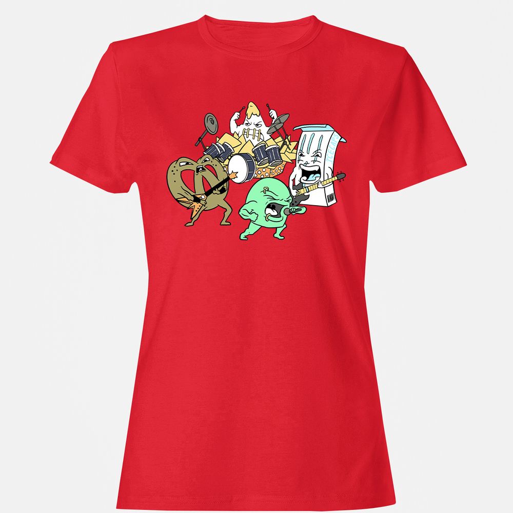 Women's T-Shirt - KS1H7KQY - Red - 13