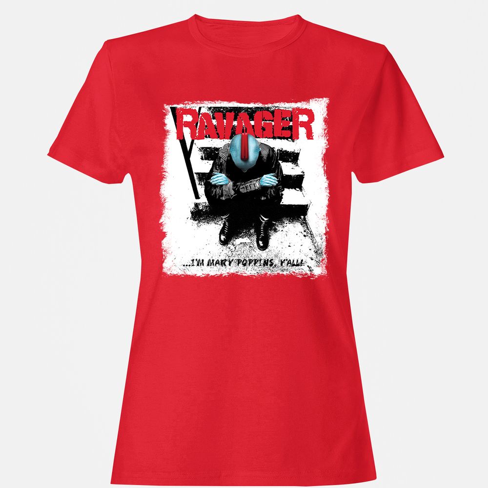 Women's T-Shirt - E72ENH9C - Red - 13