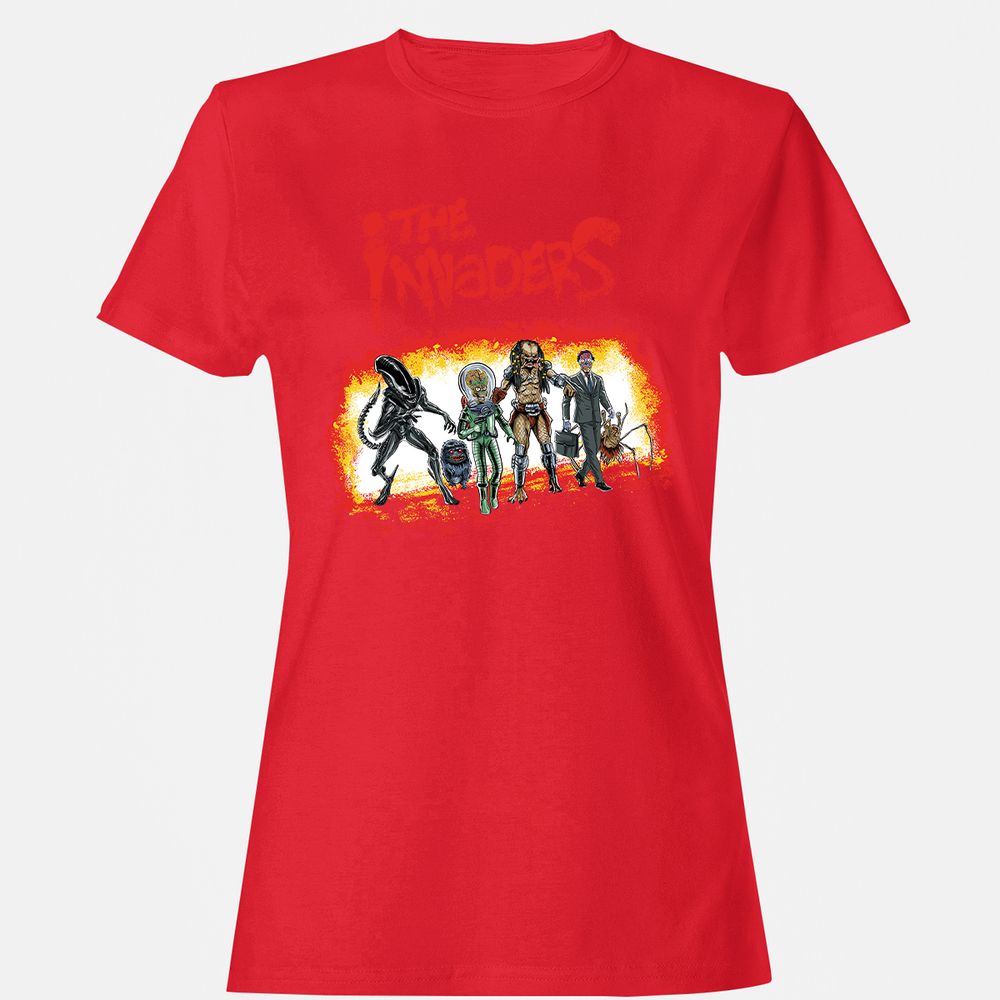 Women's T-Shirt - DR4K7TTN - Red - 13