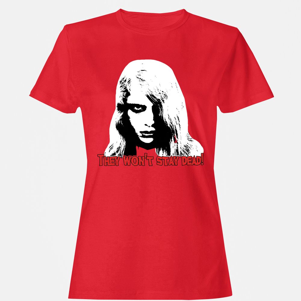 Women's T-Shirt - 13BN8QMS - Red - 13