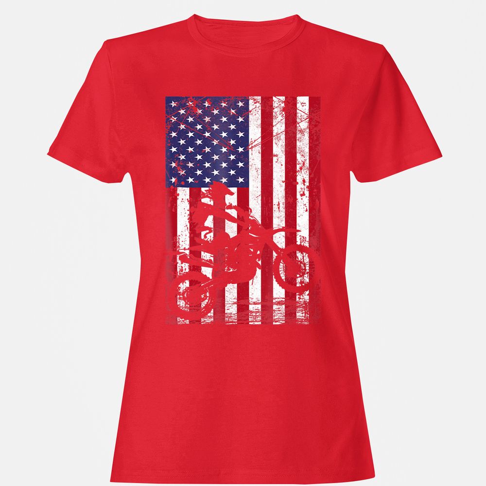Women's T-Shirt - 5YTWTQGQ - Red - 13