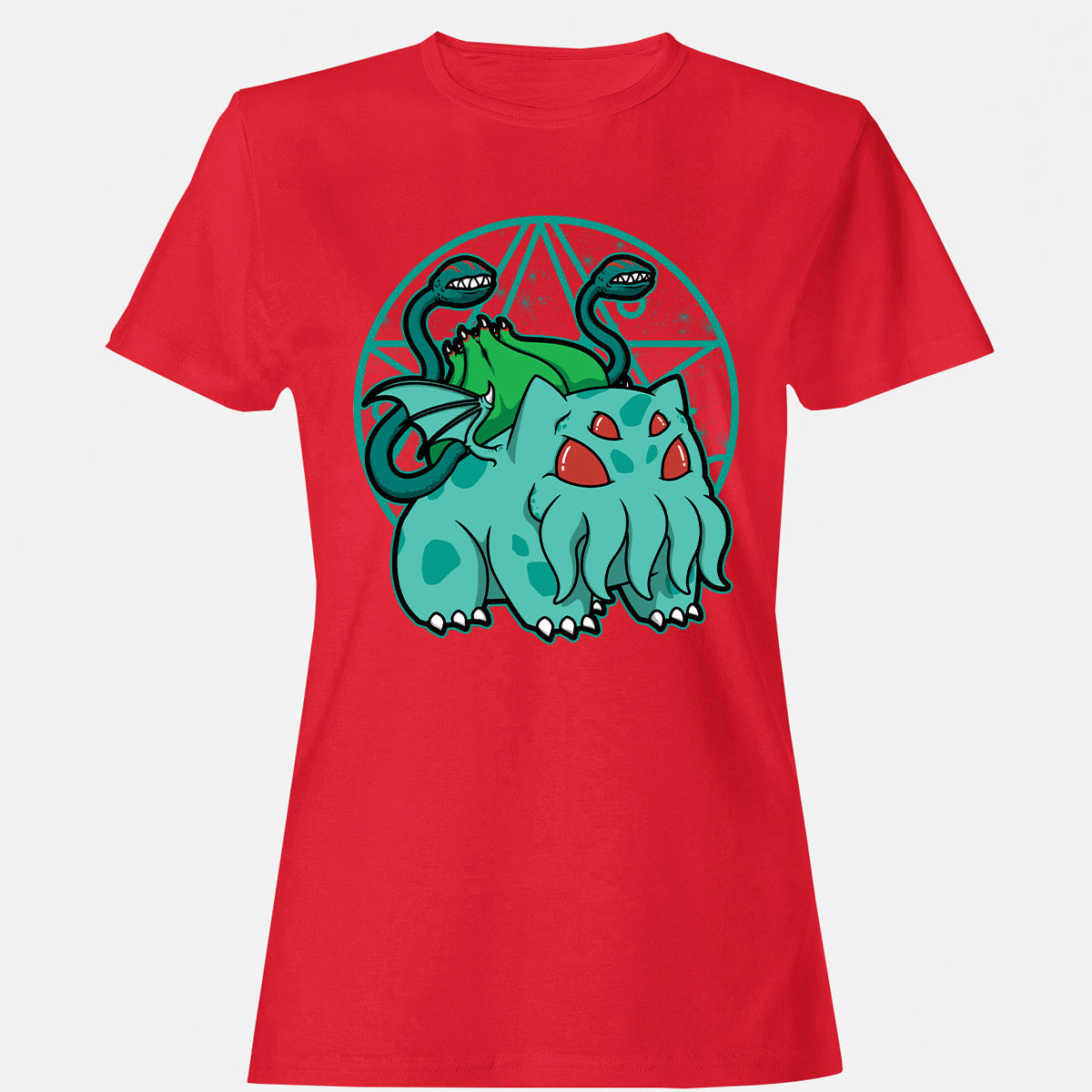 Women's T-Shirt - 3KDT9EDN - Red - 13