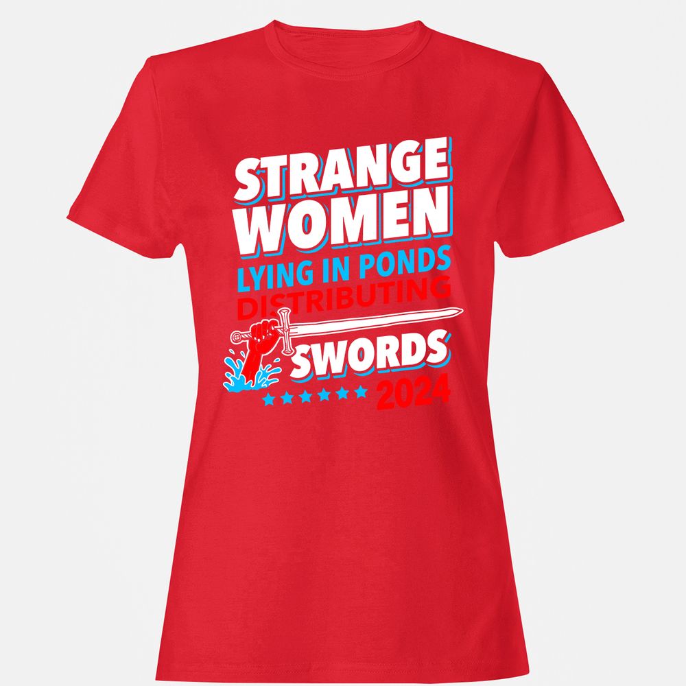 Women's T-Shirt - DHKXHTAB - Red - 13