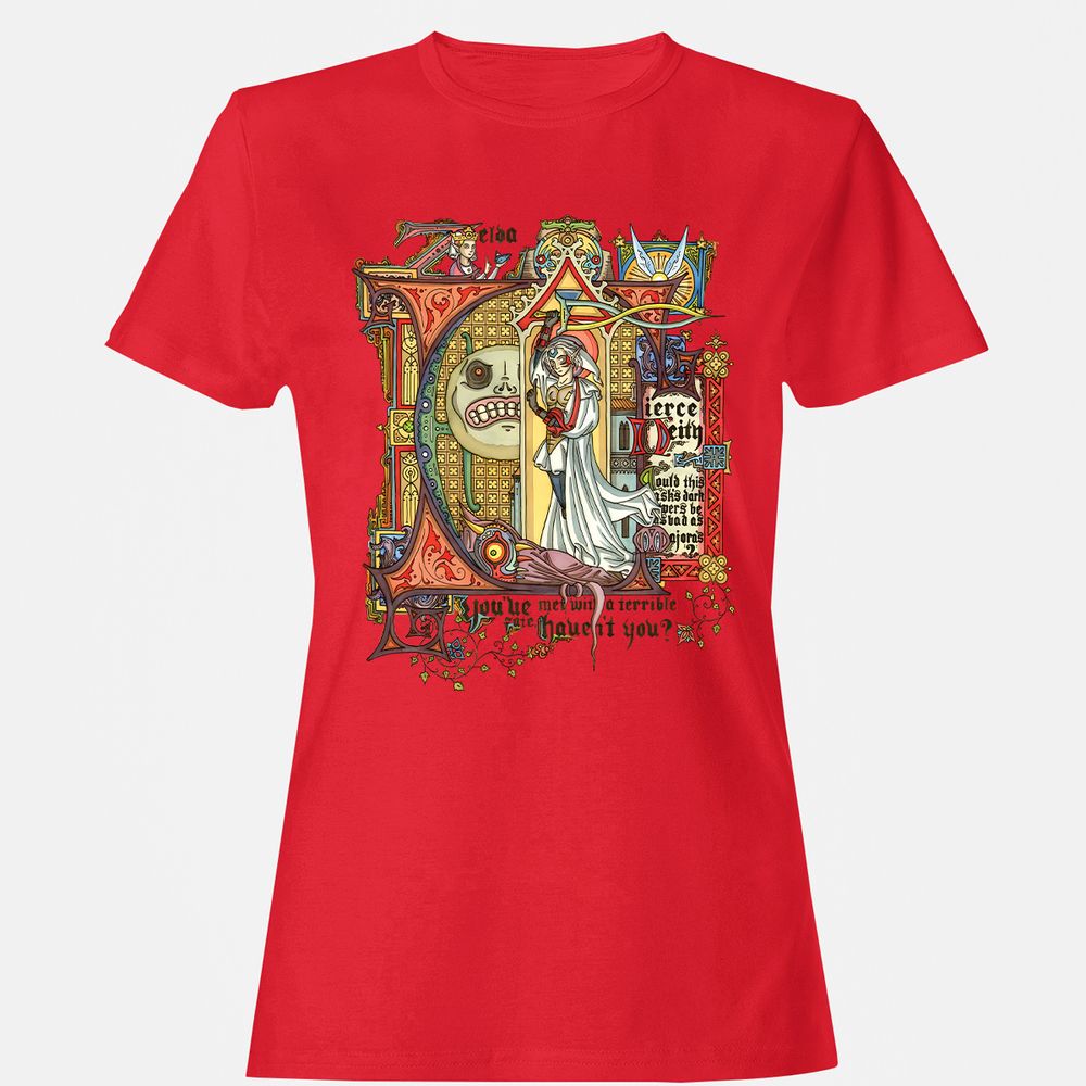 Women's T-Shirt - PF1XXYJT - Red - 13