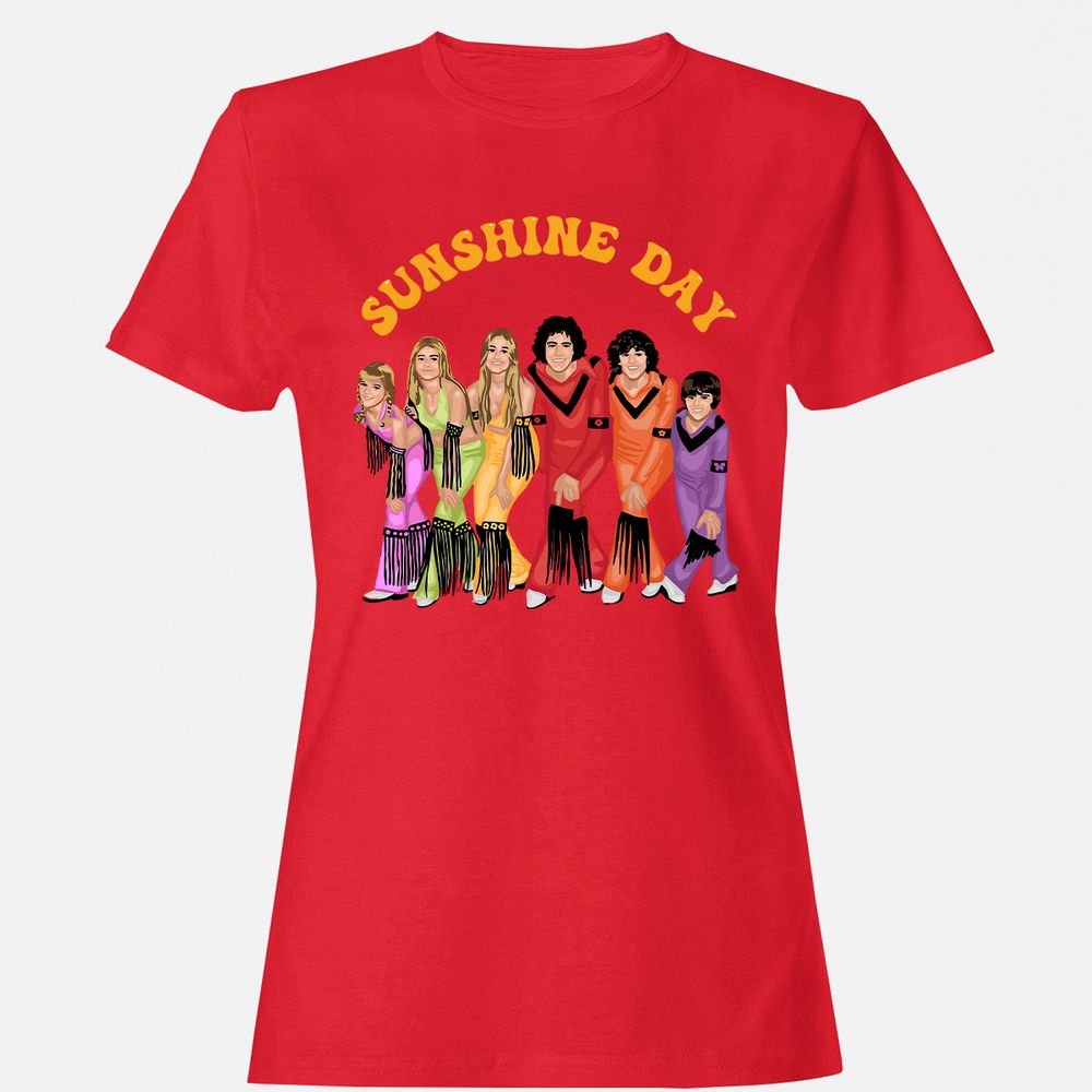 Women's T-Shirt - DGVCLLEV - Red - 13