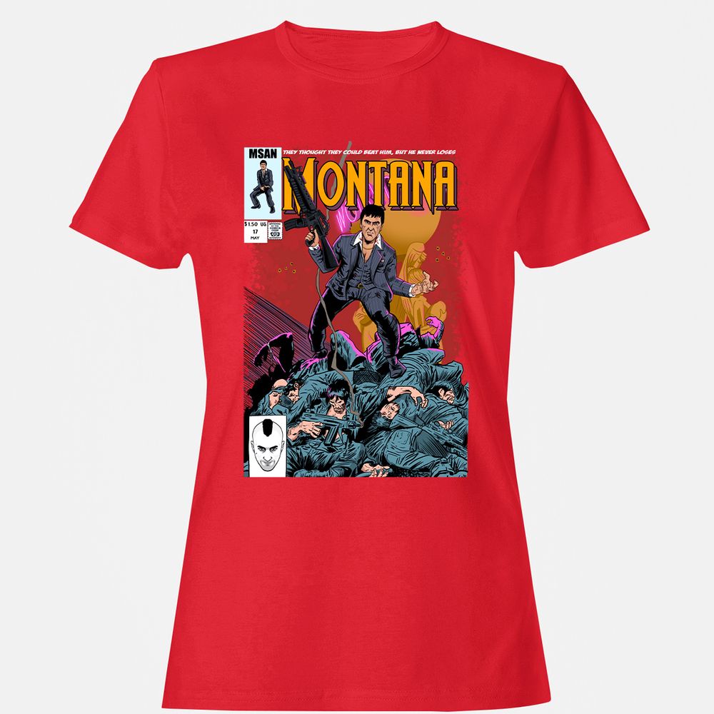 Women's T-Shirt - 7PCZNX2W - Red - 13