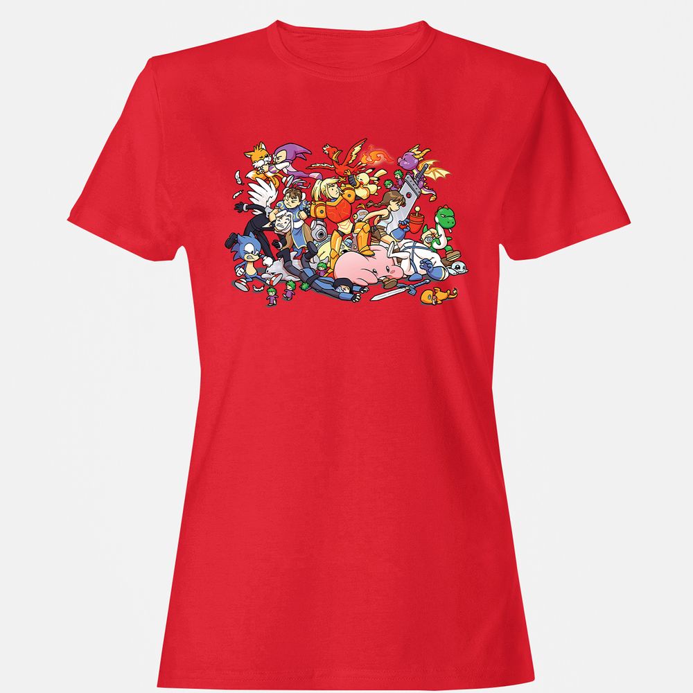 Women's T-Shirt - 197MLCMZ - Red - 13