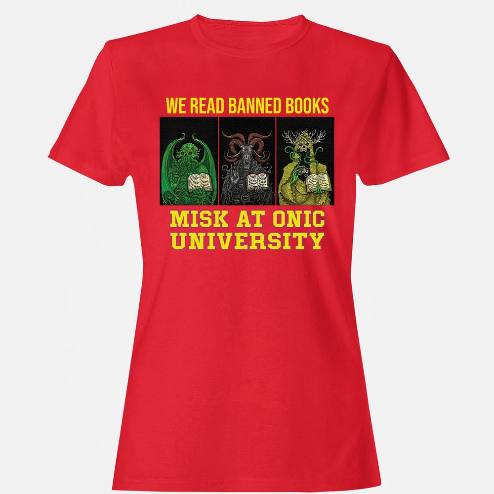 Women's T-Shirt - 7B7LVVWL - Red - 13